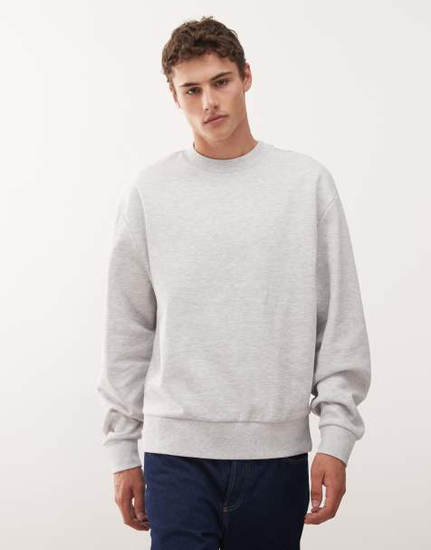 COLLUSION - Gråmeleret sweatshirt - view 1