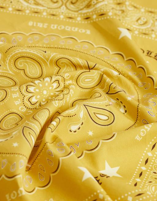 COLLUSION – Gul, tvättad bandana, 2 av 3