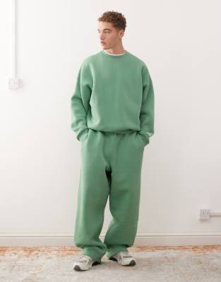 Collusion Heavyweight Boxy Sweatshirt In Gray