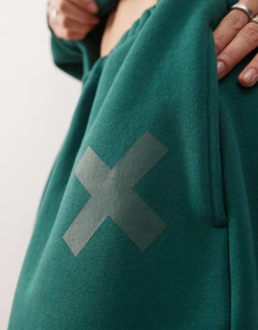COLLUSION heavyweight logo relaxed trackies