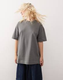 Prohibited half zip contrast logo detail sweatshirt in cream