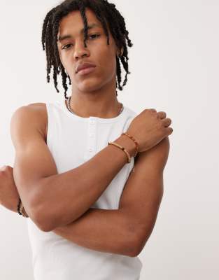 Collusion Henley Muscle Tank Top