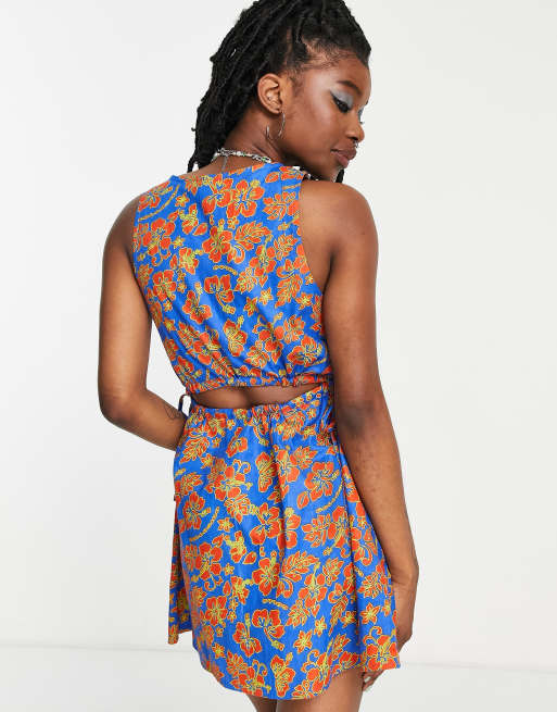 Hibiscus hot sale print dress