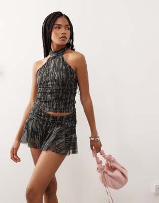 Collusion High Halterneck Top
