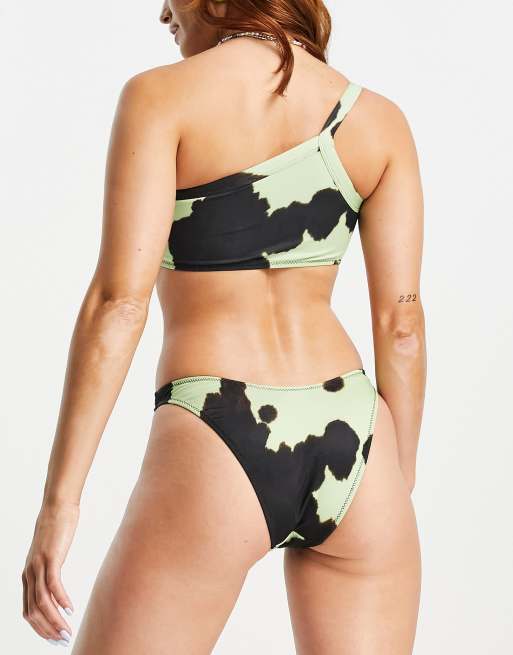 Asos cow best sale print bikini