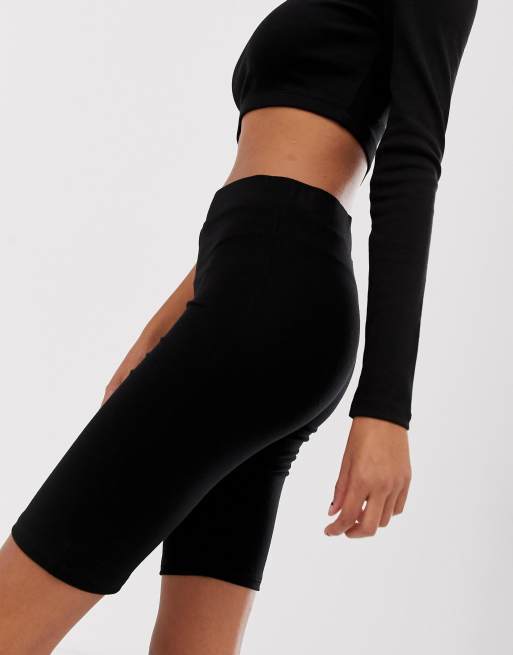 COLLUSION high waist legging short