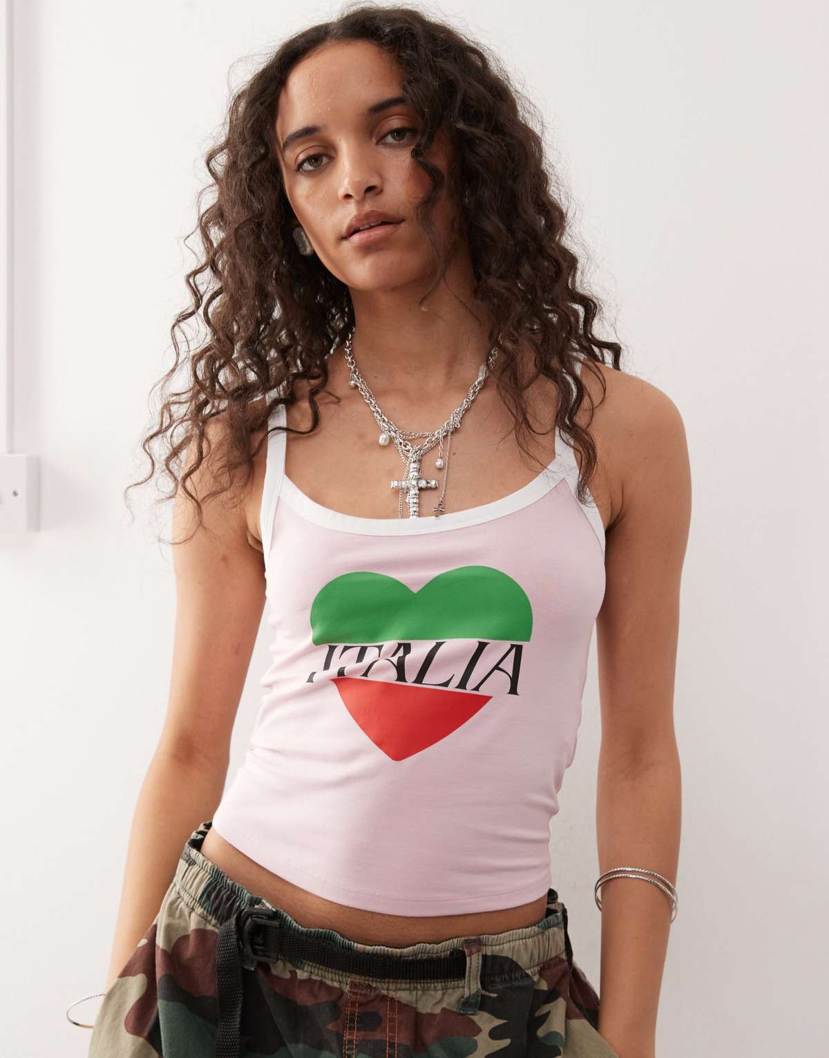 COLLUSION holiday print cami