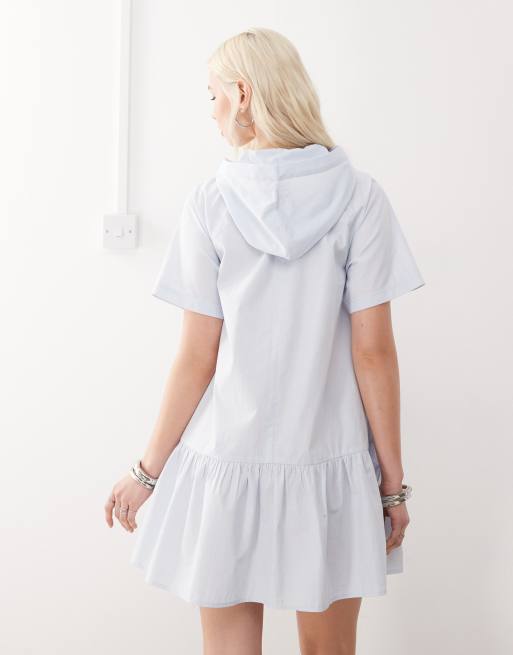 COLLUSION hooded athletic mini dress, 2 of 4