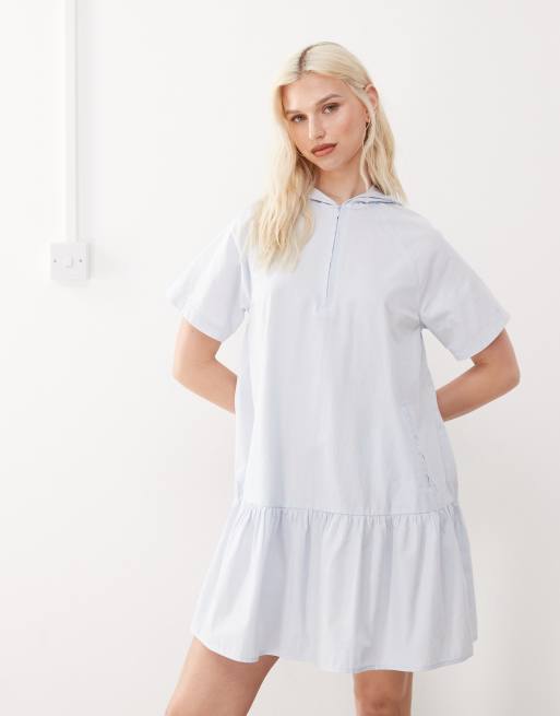 COLLUSION hooded athletic mini dress, 4 of 4