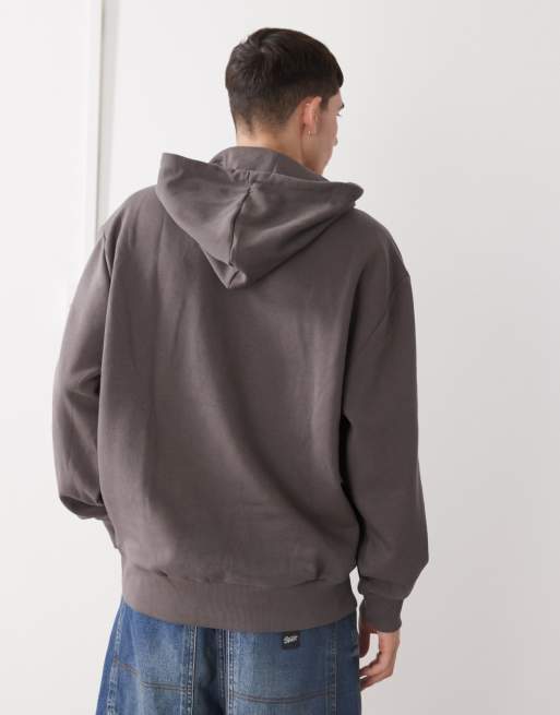 COLLUSION - Hoodie in antracietgrijs, 3 van 4