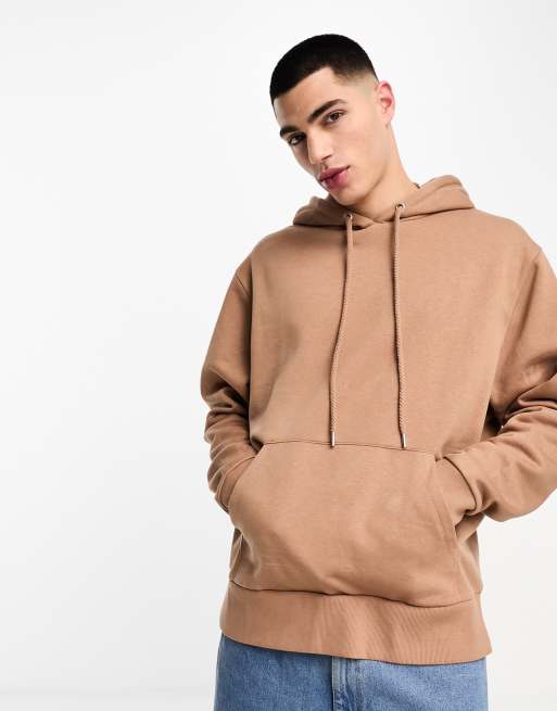 COLLUSION hoodie in brown | ASOS