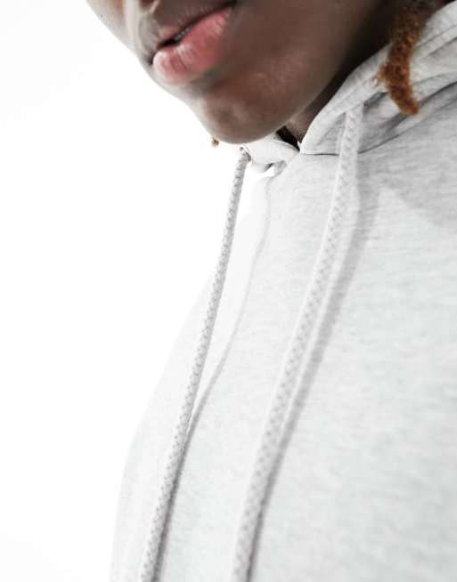 COLLUSION hoodie in gray marl, 3 of 4
