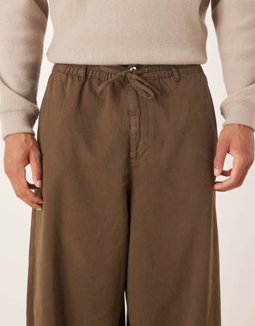 COLLUSION – Hose in Khaki mit XL-Ballonschnitt, 5 von 5