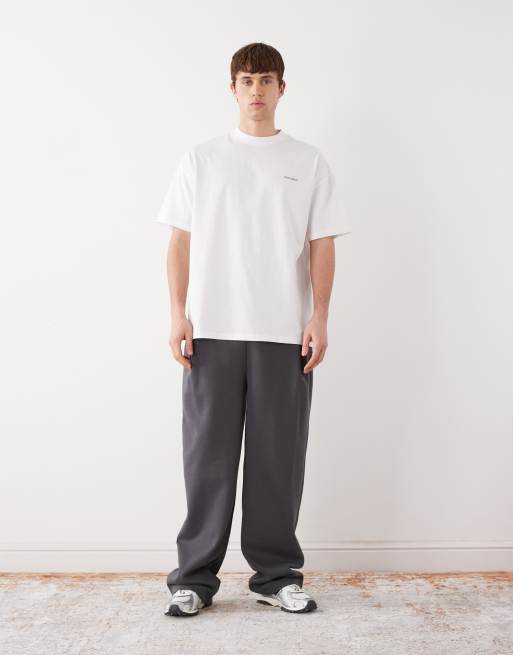 COLLUSION - Hvid T-shirt med logo, 2 af 5