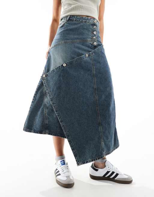 Denim skirt iconic best sale