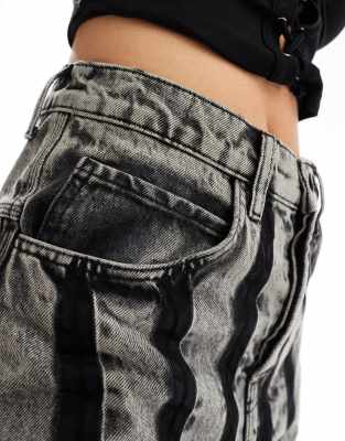 【COOR】 Relaxed Damage Washed Jeans / 追跡付 MUSINSA | COOR WOMEN Relaxed Damage Washed Jeans (Washed Blue)