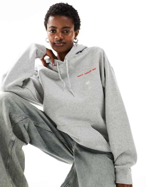 Champion x uo outlet winter grey marl hoodie