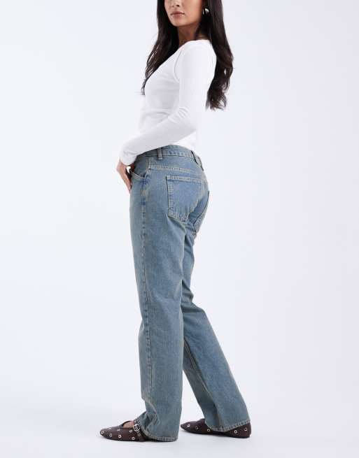 COLLUSION - Jeans ampi a vita bassa blu sporco, 2 di 5