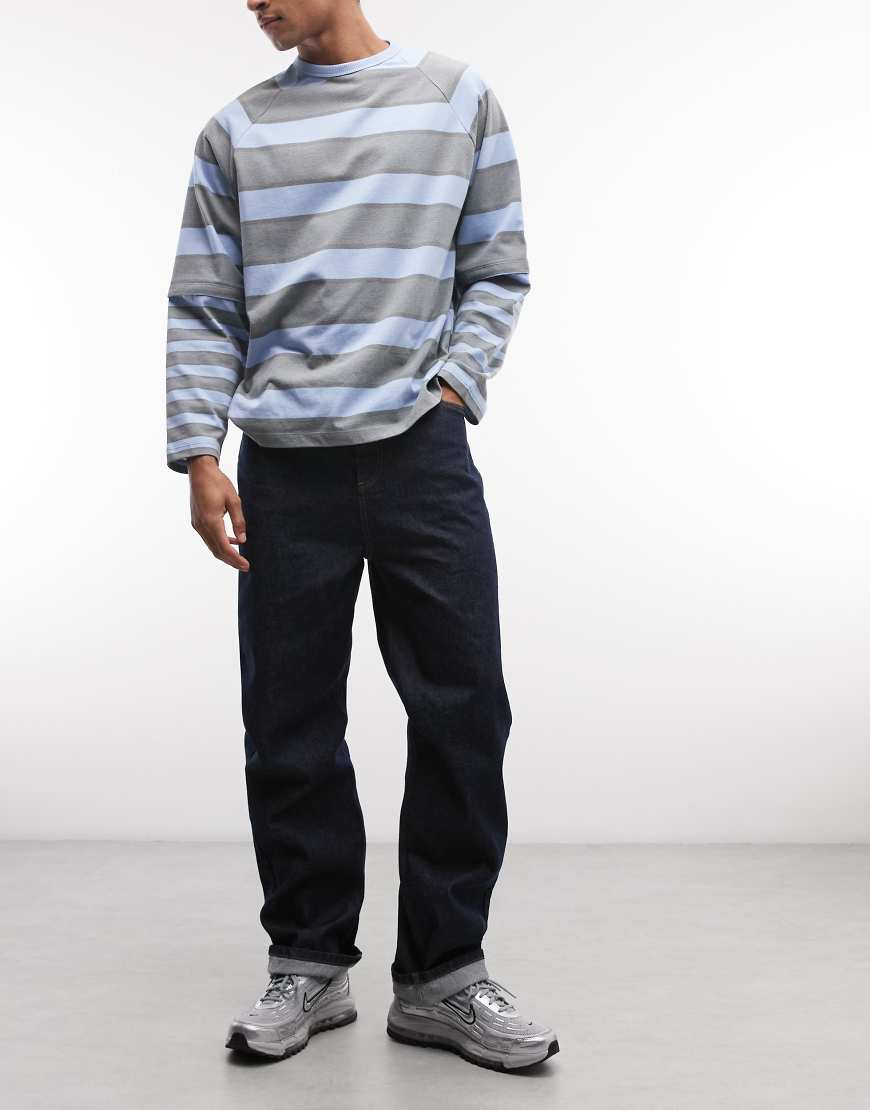 Jeans mit lockerem, geradem Schnitt-Navy Navy W30