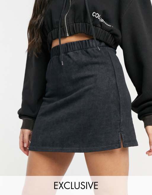 Mini skirt and online hoodie