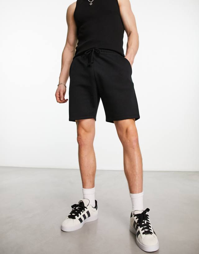 Collusion - jersey shorts in black