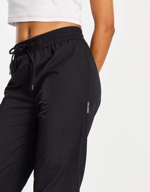 COLLUSION - Jogger en nylon - Noir, 3 de 4
