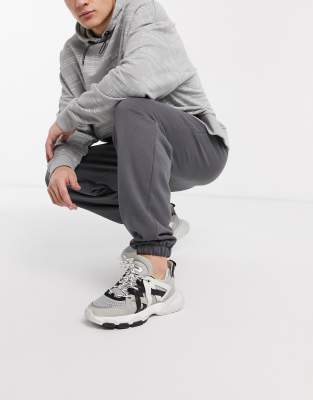 charcoal gray joggers
