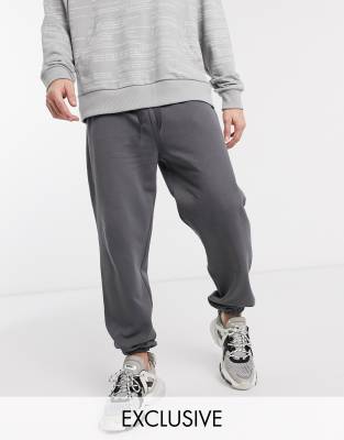 COLLUSION jogger in charcoal grey