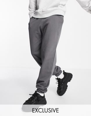 COLLUSION joggers in charcoal-Grey