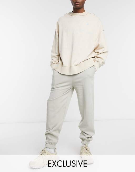 COLLUSION joggers in stone | ASOS