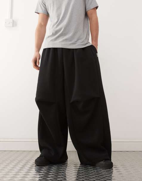 COLLUSION - Joggers larghi XL neri - view 1