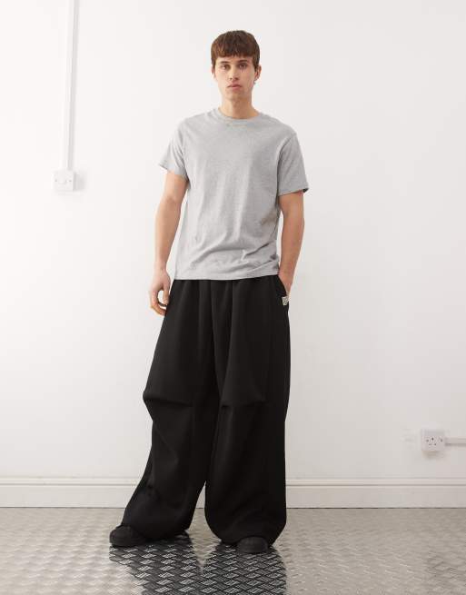 COLLUSION - Joggers larghi XL neri, 2 di 5