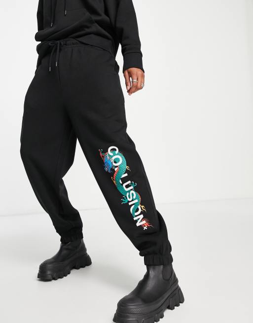 Joggers cheap with dragon