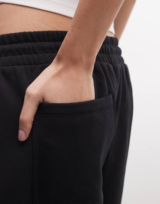 COLLUSION - Joggingshort met lange pasvorm in zwart, 4 van 5