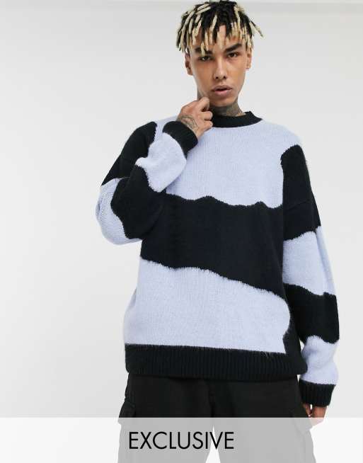 Blue and black jumper new arrivals