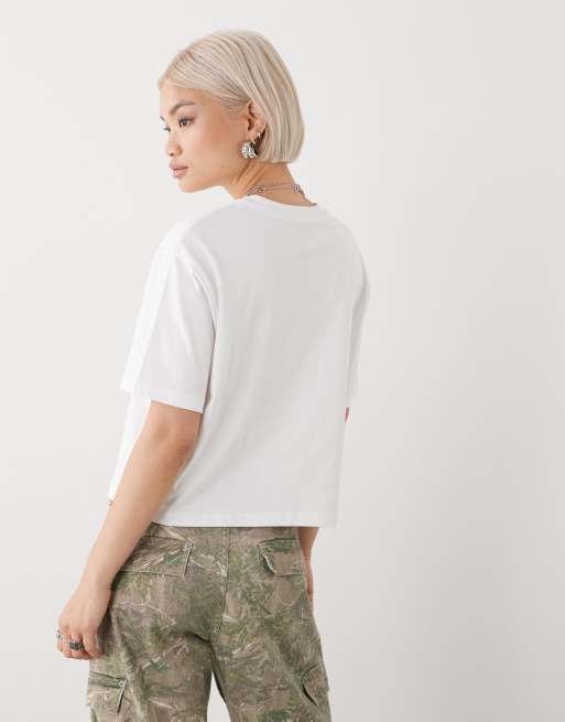 COLLUSION – Kastiges T-Shirt in Weiß, 3 von 4