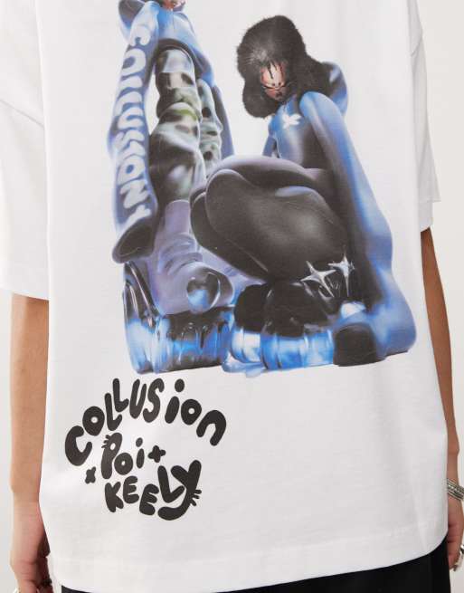 COLLUSION keely & poi printed tee, 4 of 4