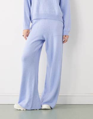 Collusion Knit Oversized Sweatpants In Blue