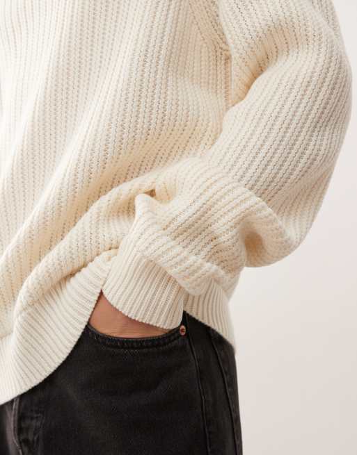 COLLUSION knit sweater in ecru, 5 of 5