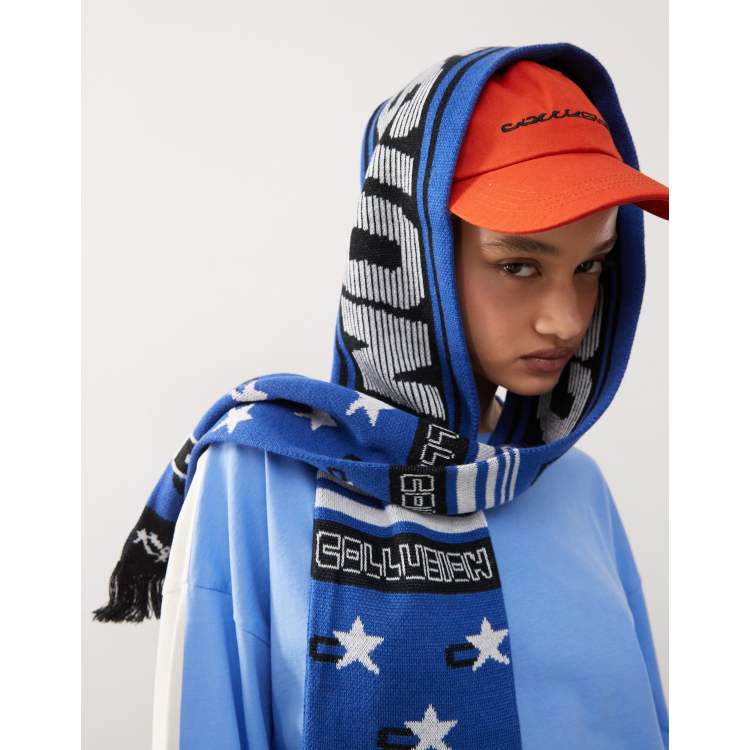マフラー・ストール TATIANA Snug Checked Wool Blended Muffler MF8108 Blue Designer fashion, Seoul-fully created | W Concept