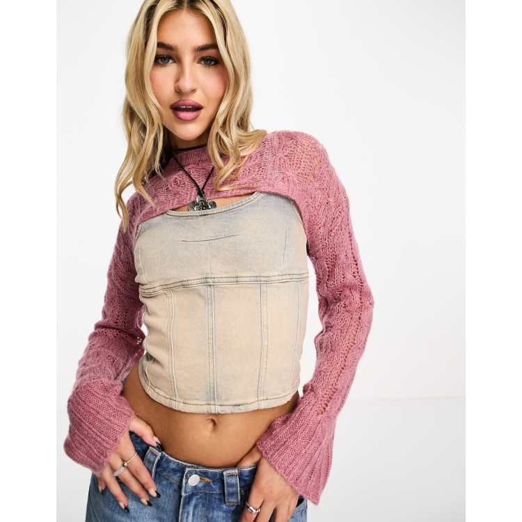 Petite shop shrug sweater