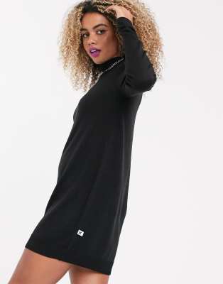 asos black jumper dress