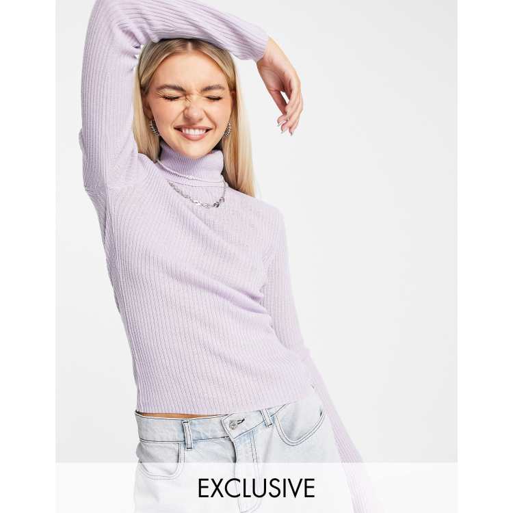 Lilac polo outlet neck