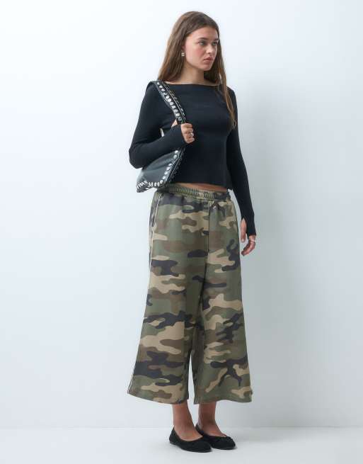 COLLUSION knitted slash neck top in black, 2 of 4