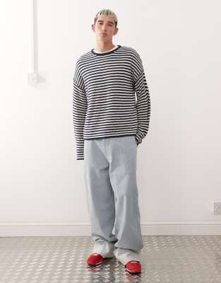 Collusion Knitted Sweat In Multi