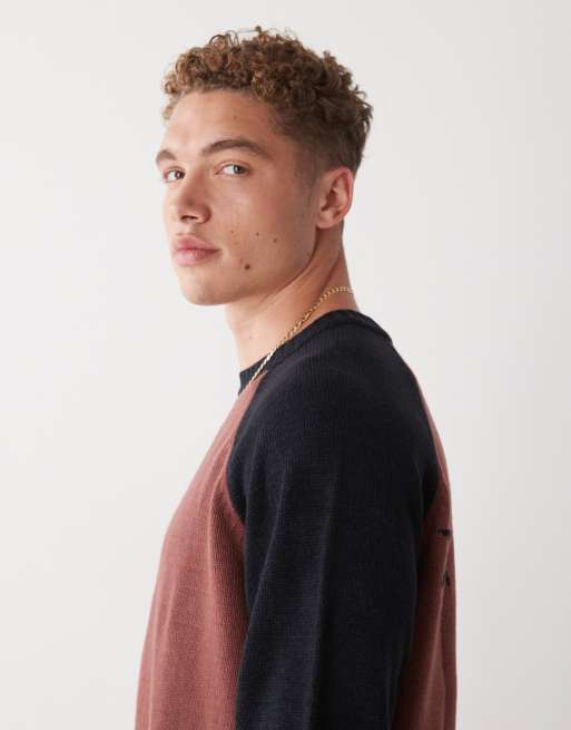 COLLUSION Knitted sweater with athletic print, 4 of 5