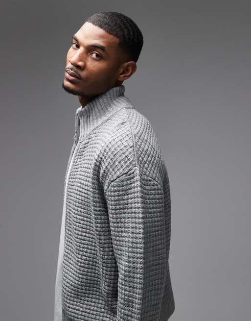 COLLUSION knitted zip-through jumper, 5 of 5