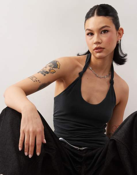 COLLUSION knot strap tank top - view 1