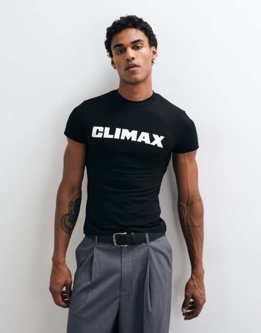 COLLUSION kort Climax T-shirt i sort, 2 af 5