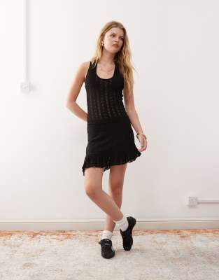 Collusion Lace Halter Neck Top